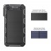 Tollcuudda Solar Charger 15000mah Portable Charger Solar Power Bank with 2 USB Port and Led Flashlight External Power Pack For iPhone iPad Samsung Kindle and Other Mobile Phones