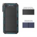Tollcuudda Solar Charger 15000mah Portable Charger Solar Power Bank with 2 USB Port and Led Flashlight External Power Pack For iPhone iPad Samsung Kindle and Other Mobile Phones